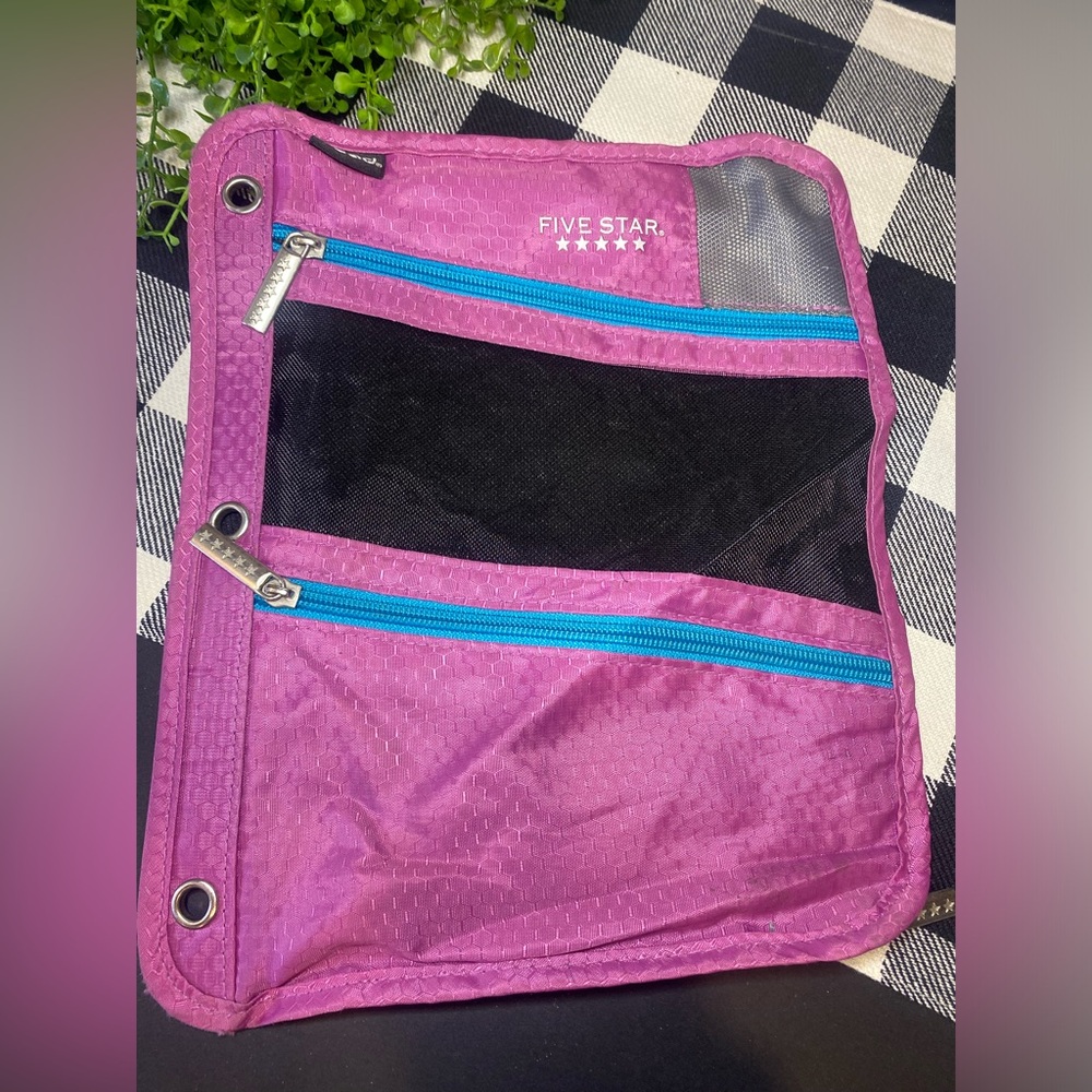 Five Star Pencil Pouch For 3 Ring Binder